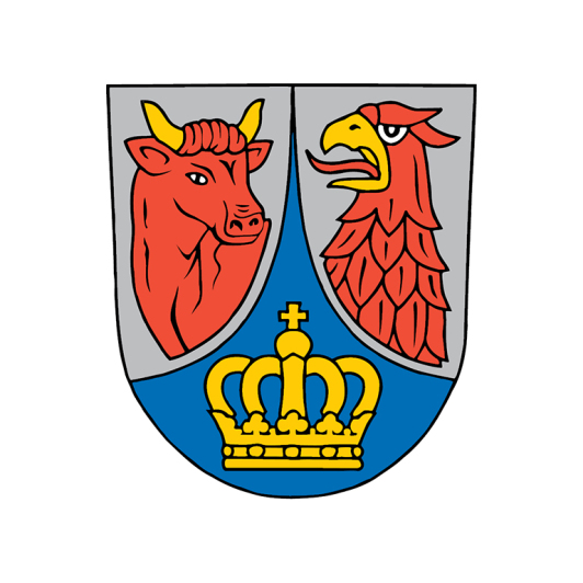 Auf dem Bild ist das Wappen des Landkreis Dahme-Spreewald zusehen.